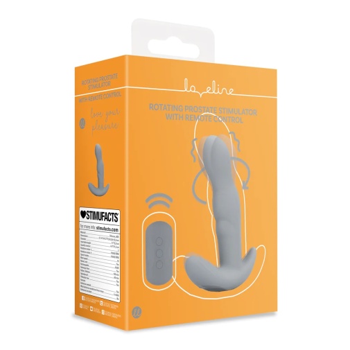 Loveline - 旋转式前列腺按摩器 - 浅灰色 照片