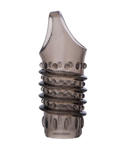 XLover - Ribbed Penis Sleeve - Black photo