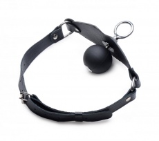 Strict - Eyelet Ball Gag - Black photo