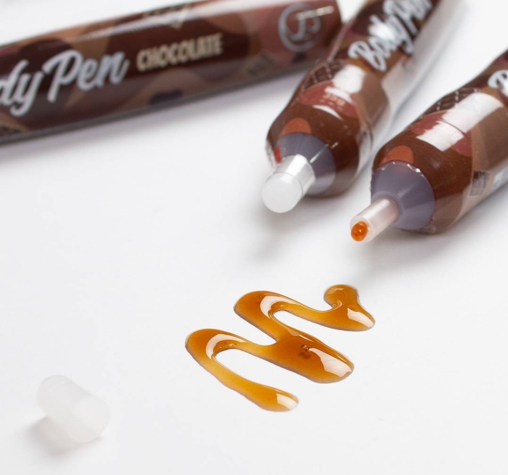 Unlimited fun with this 'pen' with which you can dra... Secret Play - Body Pen Chocolate - 35g photo-2