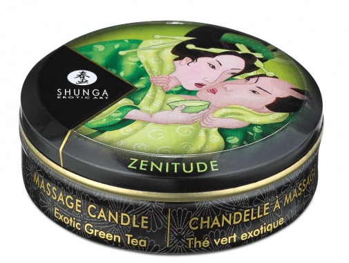Shunga - 異國綠茶按摩蠟燭 - 30ml 照片