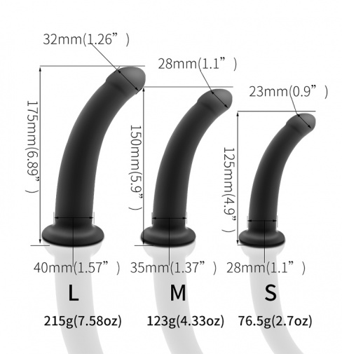 MT - 矽膠假陽具 125x28mm - 紫色 照片