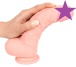Medical Silicone - Curved Dildo w Balls 20cm 照片-2