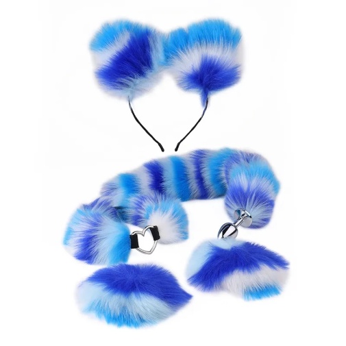 MT - Tail Plug Set 4pcs - Blue/White photo