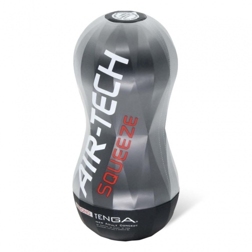Tenga - Air-Tech Squeeze 重複使用型真空杯 刺激形 - 黑色 照片