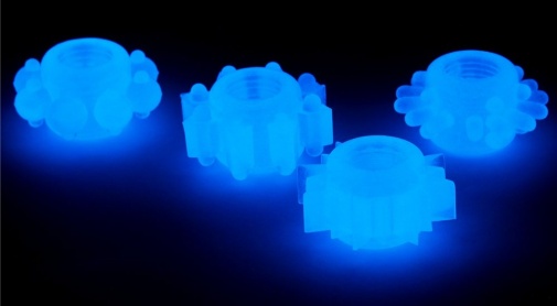Lovetoy - Lumino Play Ring Set 4 pcs - Blue photo