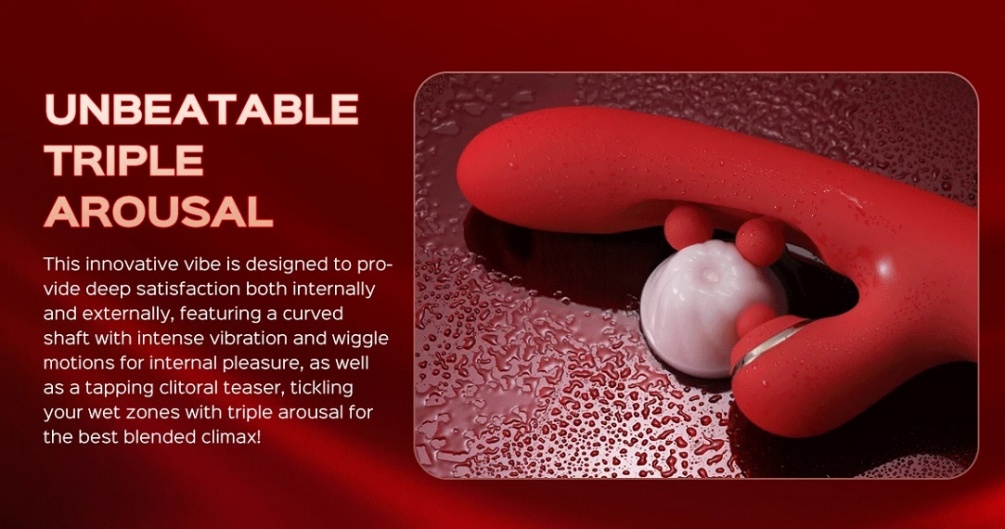 TICKLER stands out thanks to its ingenious twin ball design.... Honey Play Box - Tickler Wiggling G-Spot Vibrator - Black photo-6