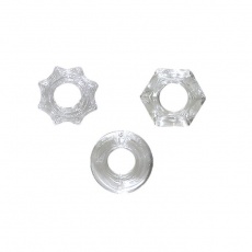 Mode Design - Super Cock Ring Starshape - Clear photo