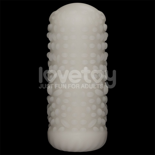Lovetoy - Knights 柔软震动阴茎套 - 凸纹 照片
