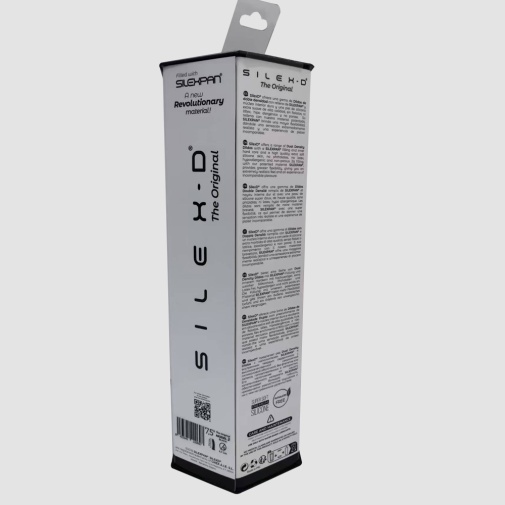 Silexpan - 7.5" 雙密度高級矽膠假陽具 - 黑色 照片