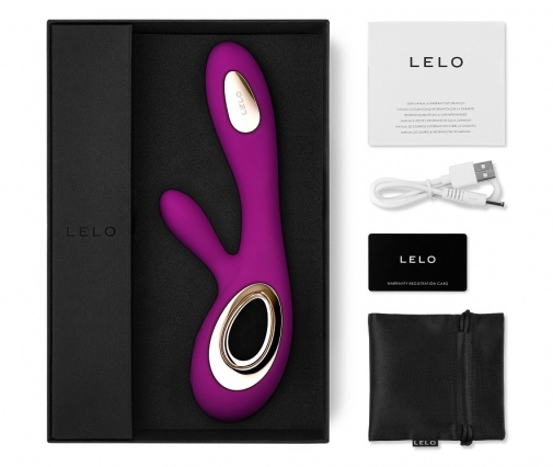 Lelo - Soraya Wave G點&陰蒂兔仔按摩棒 - 深玫瑰色 照片