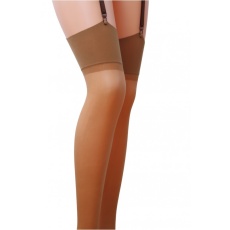 Passion - ST001 Stockings - Beige - 1/2 photo