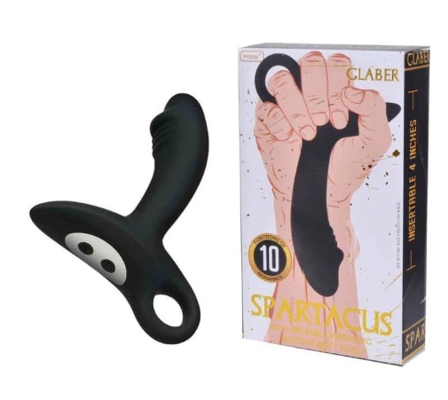 Erokay - Spartacus Glabel 后庭震动器 - 黑色 照片