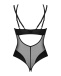 Obsessive - Nesari Crotchless Teddy - Black - XS/S 照片-4