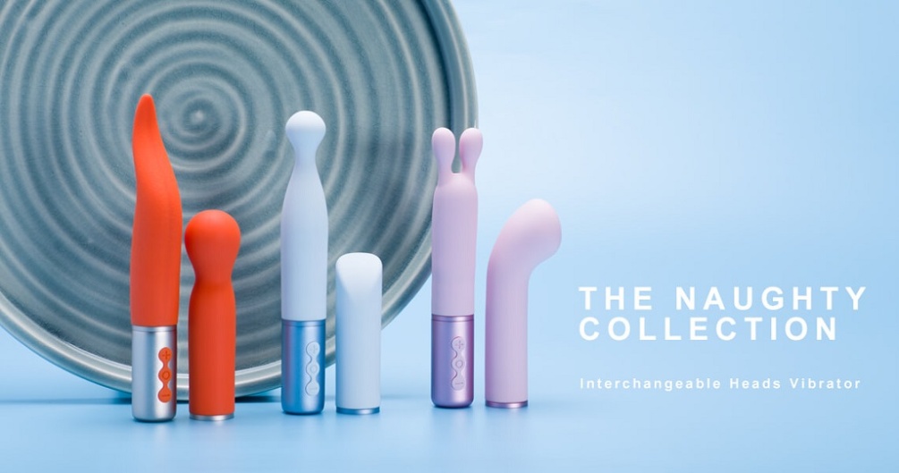 Take these playful vibes into your hands and let them explor... Honey Play Box - Interchangeable Heads Vibrator - Pink photo-3