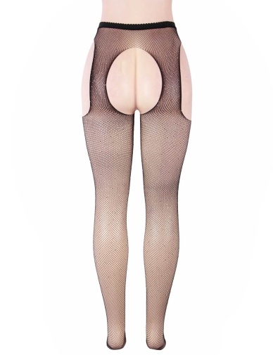 Ohyeah - Fishnet Diamonds Pantyhose - Black - M photo