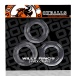 Oxballs - Willy Cockrings 3's Pack - Clear 照片-2