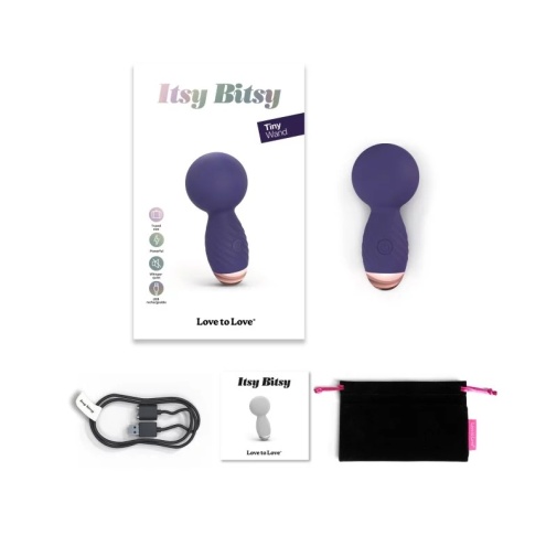 Love to Love - Itsy Bitsy 超迷你震棒 - 靛蓝色 照片