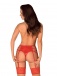 Obsessive - Rediosa Garter Belt - Red - L/XL photo-2