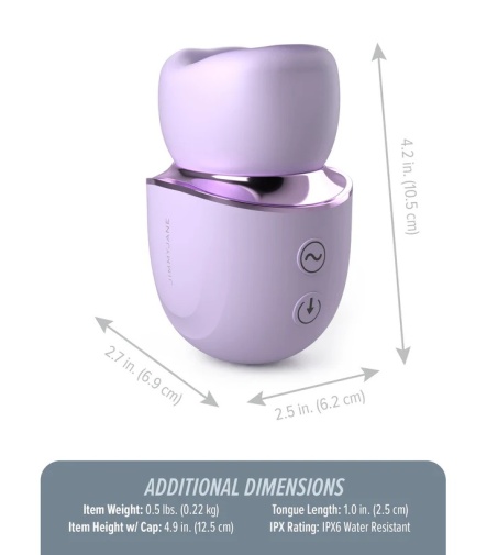 JimmyJane - Hello Kiss Pro Flickering Vibrator - Purple photo