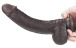 Lovetoy - 9'' Sliding Skin Dual Layer Dong - Brown photo-10