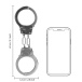 Ouch - Metal Hand Cuffs - Silver photo-9