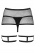 Obsessive - 858-GAR-1 Garter Belt & Thong - Black - S/M photo-8