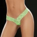 Mapale - 93 Lace Thong - Hot Green - L photo