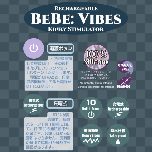 Mode Design - Bebe Vibes - Blue photo