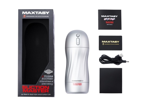 Maxtasy - Suction Master 象真電動自慰器 - 透明 照片