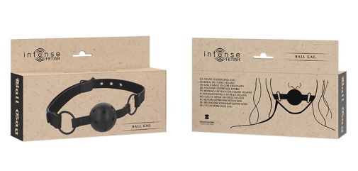 Intense - Breathable Ball Gag - Black photo