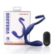 Arosum - VibraDuo Prostate Massager w Ring - Blue photo-9