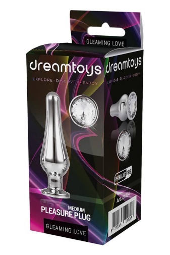 Dreamtoys - Gleaming Love 圆锥形铝制后庭塞 中码 - 银色 照片