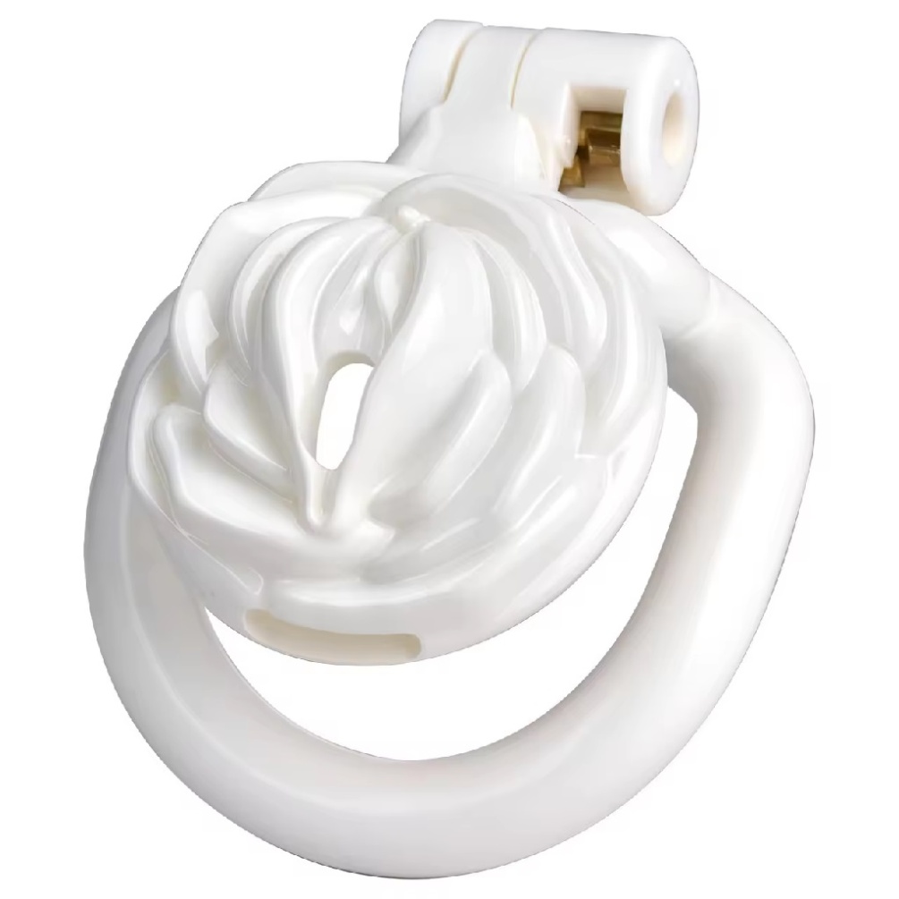 Material: Resin
Cage high: 18mm  ... FAAK - Pussy Resin Chastity Cage 45mm - White photo-4