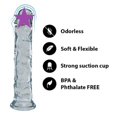 KIKO - Flexible Dildo 7.1" - Clear 照片
