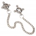 CEN - 4-Point Nipple Press w Chain - Silver photo-3