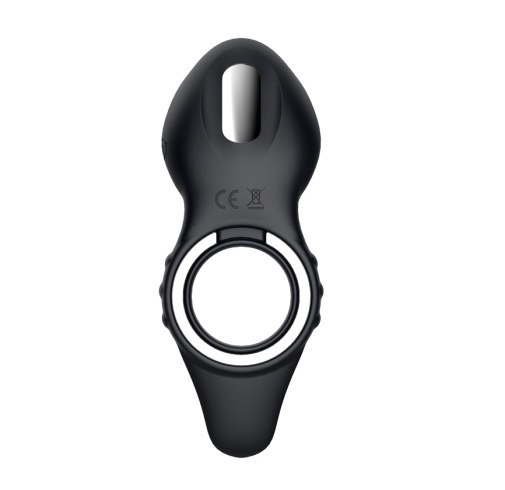 Secwell - Vibro Ring w Clit Stimulator - Black photo