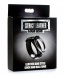 Strict - Leather Steel Cock Ball Ring - Black photo-5