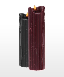 Taboom - BDSM Drip Candles 2pcs - Black/Red photo