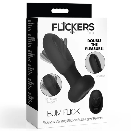 Inmi - Bum Flick 前列腺轻弹 后庭震动器 - 黑色 照片