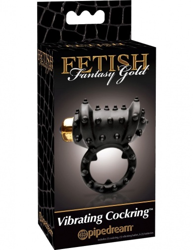 Fetish Fantasy - Vibrating Cockring - Black photo