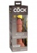 King Cock - 6" Elite 仿真阴茎 - 焦糖色 照片-7