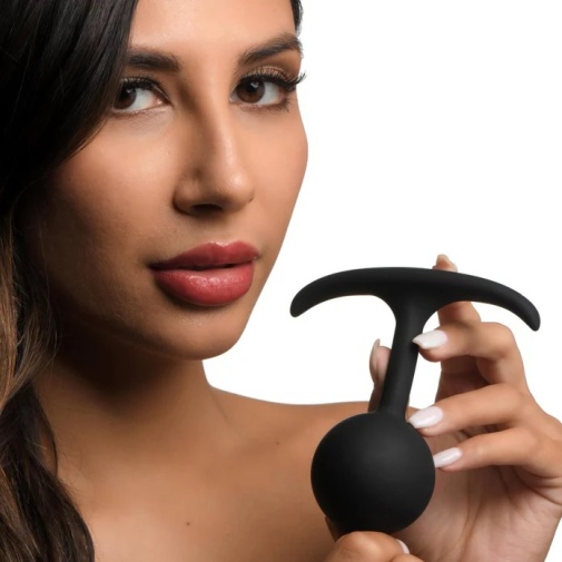 Heavy Hitters - Weighted Round Plug L - Black photo