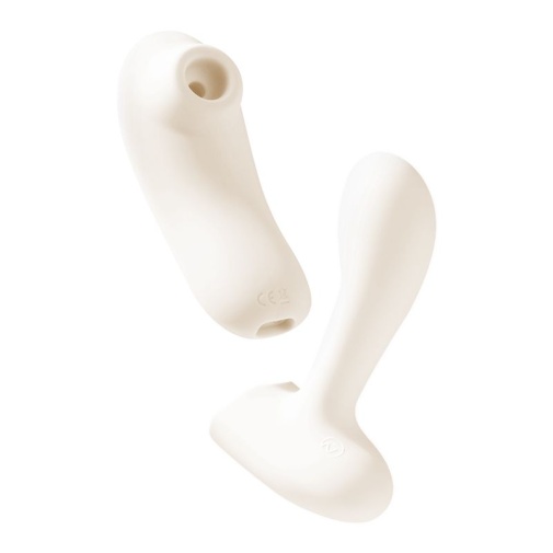 Nomi Tang - Night Fever 2in1 Vibrator - Ivory White 照片