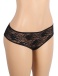 Ohyeah - Lace Crotchless Panty - Black - 2XL photo-7