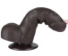 Lovetoy - 7" 带包皮仿真阳具 - 啡色 照片-6