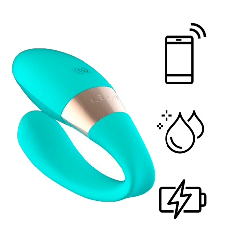 Lelo - Tiani Harmony 可APP控制情侶共震器 - 水藍色 照片