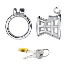 FAAK - Chastity Cage 200 - Silver photo