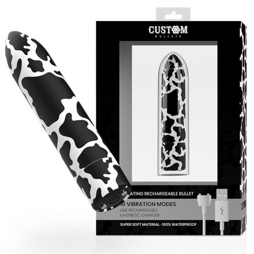Custom Bullets - Cow 磁充震動子彈 - 黑色/白色 照片