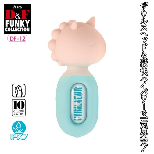 NPG - Funky Unihorn Mini Massager - Blue 照片